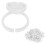 100pcs Lash Glue Holder Ring Cup Eyelash 8