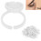 100pcs Lash Glue Holder Ring Cup Eyelash 11