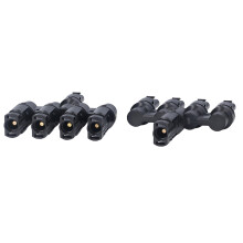 Ramal en T de 4 a 1 50A latón M/F par de conectores