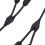 Adattatore parallelo a Y 20A 1000V Ottone PPO 3W 6
