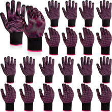 20 Pcs Heat Resistant Gloves for Hair Styling and Curling, Professional Silicone Work Gloves, One Size Fits All