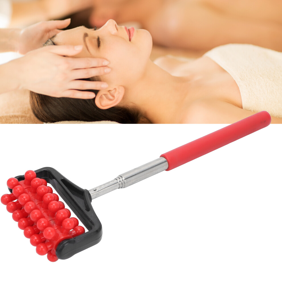 Back & Arm Muscle Roller Telescopic Massager with Adjustable Head for Therapy