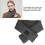 Bufanda calefactable gris 80x8.5x2 cm, 172 g, 3 modos 3