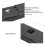 Bufanda calefactable gris 80x8.5x2 cm, 172 g, 3 modos 4