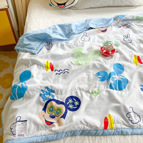 (Mickey)Couverture Cadeaux Climatisation Antibactérienne Jouet Histoire Couette Enfant