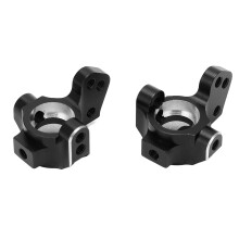 Ein Paar Aluminiumlegierungs-Metallvorderachsschenkel Upgrade-Teile für RC-Auto, passend für 3Racing Sakura D5 1/10 Straßenfahrzeug