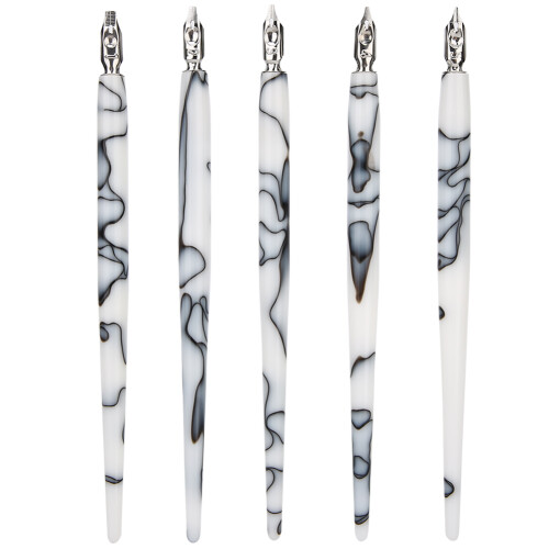 5Pcs Beautiful Acrylic Pen Round Nib Comic Art 2