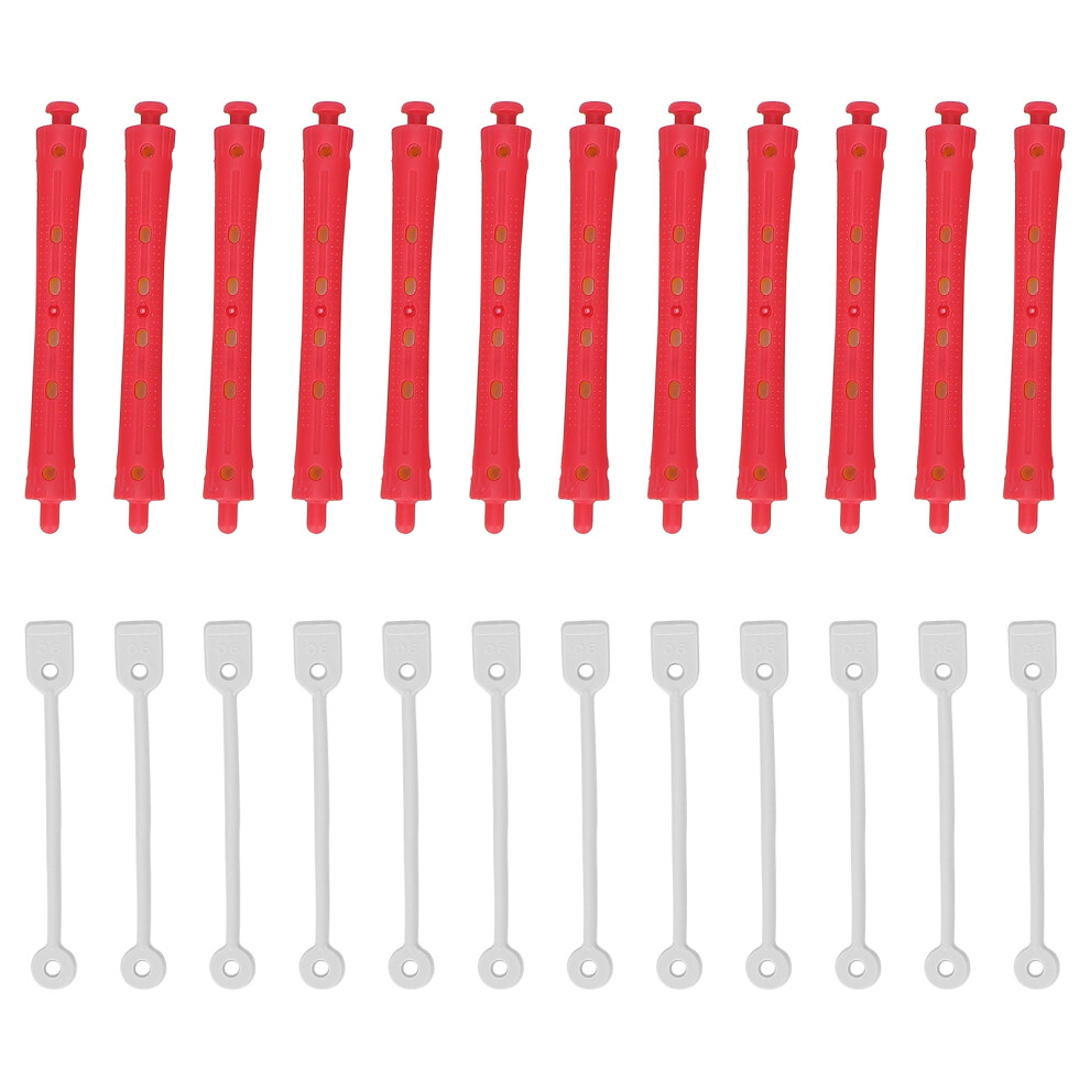 12Pcs Hair Perm Rods Plastic Hair Perming Rod