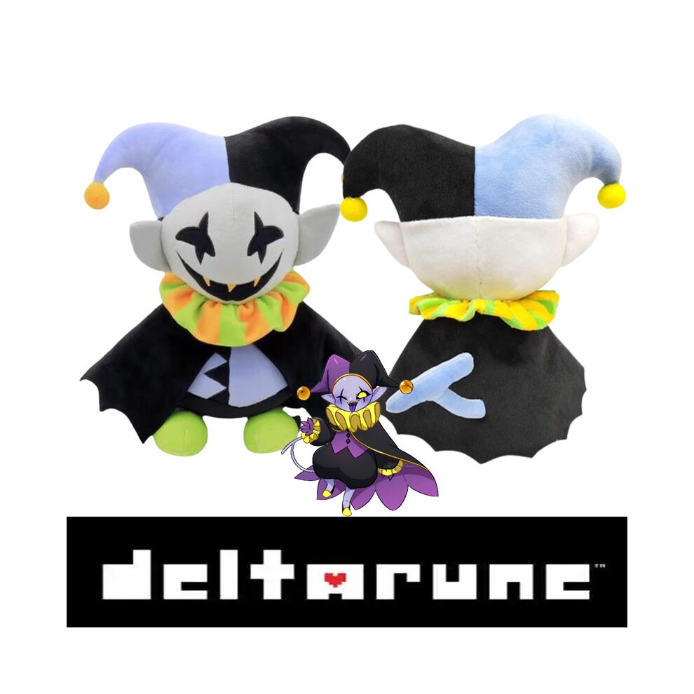 Deltarune Jevil Plush Toy Joker Stuffed Doll Kids Xmas Birthday Collectible Gift