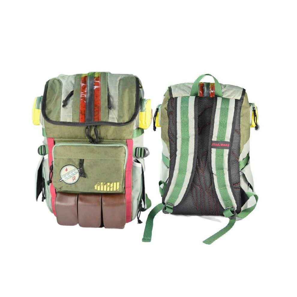 Boba Star Wars Fett Armor Student Backpack Large Capacity Bag Travel Fashion