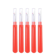 Stitch Unpicker Seam Ripper Tool 1/10PCS Wooden Plastic Handle Thread Cutters for DIY Cross-Stitch Embroidery Red 3pcs