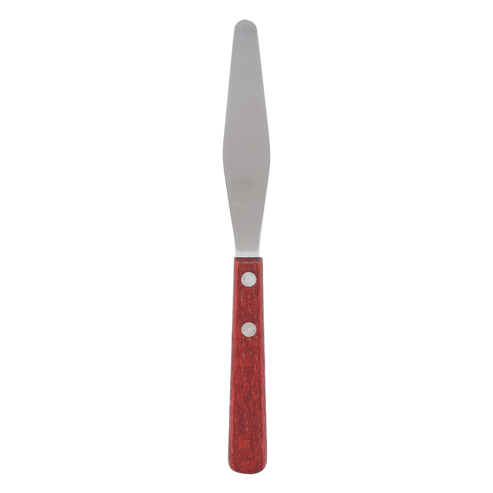 Stainless Steel Wax Spatulas Wooden Handle Waxing