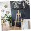 Expandable Storage Tube Telescoping Art Carrier with Shoulder Strap, Adjustable Size for Documents and Artwork 4