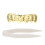 18K Plated Hip Hop Teeth Upper Teeth False Tooth 1