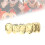 18K Plated Hip Hop Teeth Upper Teeth False Tooth 11