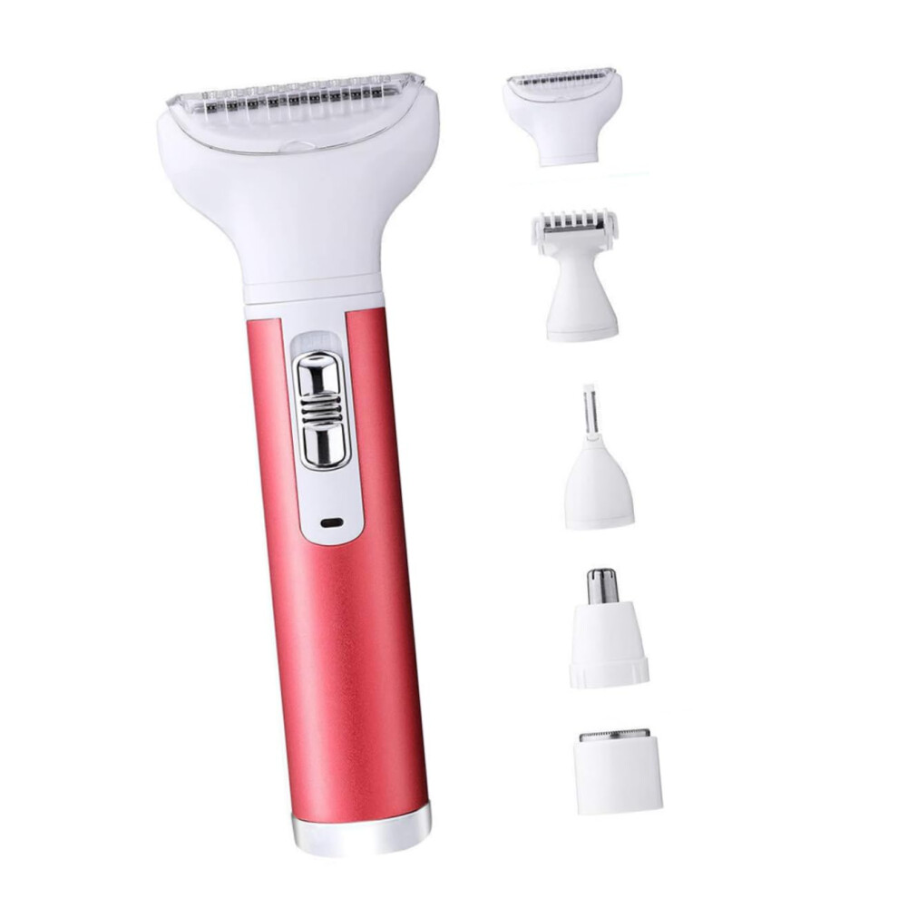 Professional Women's Hair Trimmer Kit Rechargeable Eyebrow Shaver Compact Facial Hair Remover with Precision Blades