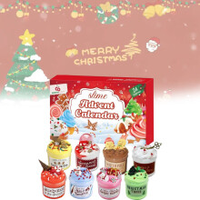 24 Days Christmas Of Slime Kit Countdown Calendar Butter Slime Stress Toy Relief
