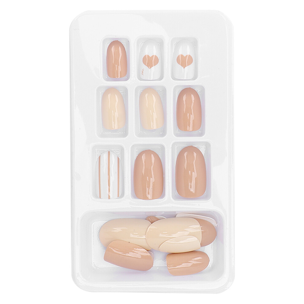 24pcs False Nail Tips Set Detachable Fashionable