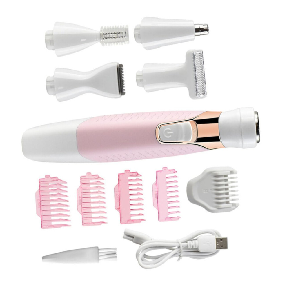Women Electric Shaver Hair Cutter Trimmer Portable Washable Eyebrow Trimmer Rechargeable Lightweight for Easy Use