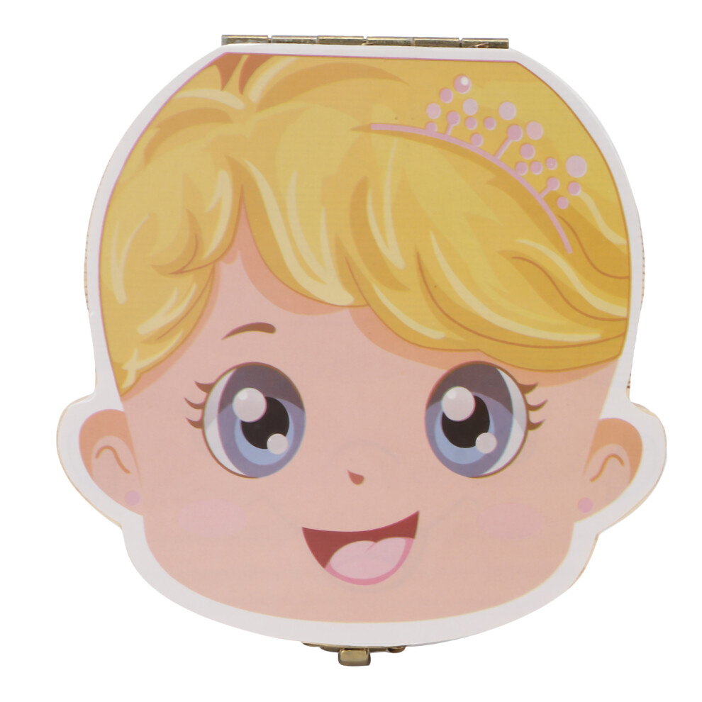 Baby Wooden Tooth Box Individual Holes Primary