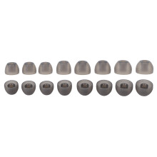 8 pezzi di gommini per auricolari L13mm M12mm S11mm XS10.6mm XM3/4