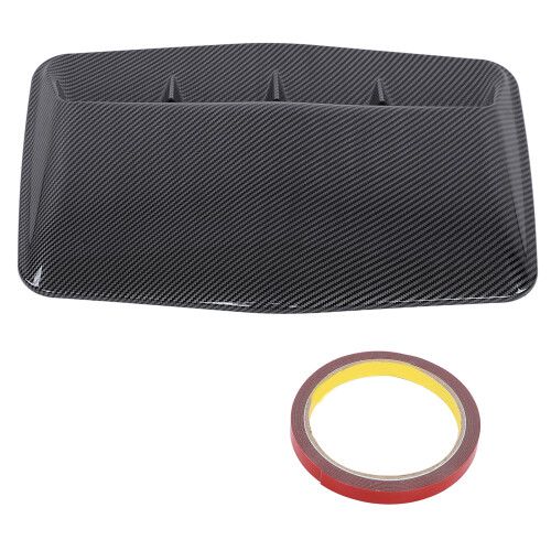 Scoop de capot ABS, cache-vent du capot en fibre de carbone 1