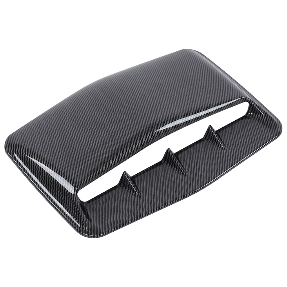 Abs Car Hood Scoop Cowl Air Vent Cover Universal Carbon Fiber Style 4901342658477