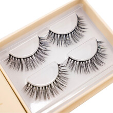 DIY Eyelash Extensions Kit - Duo Book 7-10 Day Wear Cluster Lashes, 2 Pairs, Easy Application, Natural Look