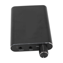 Amplificador de auriculares HiFi de aluminio negro 600 mAh