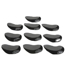 10 pièces/ensemble Housse de tête de fer en néoprène noir 100 g