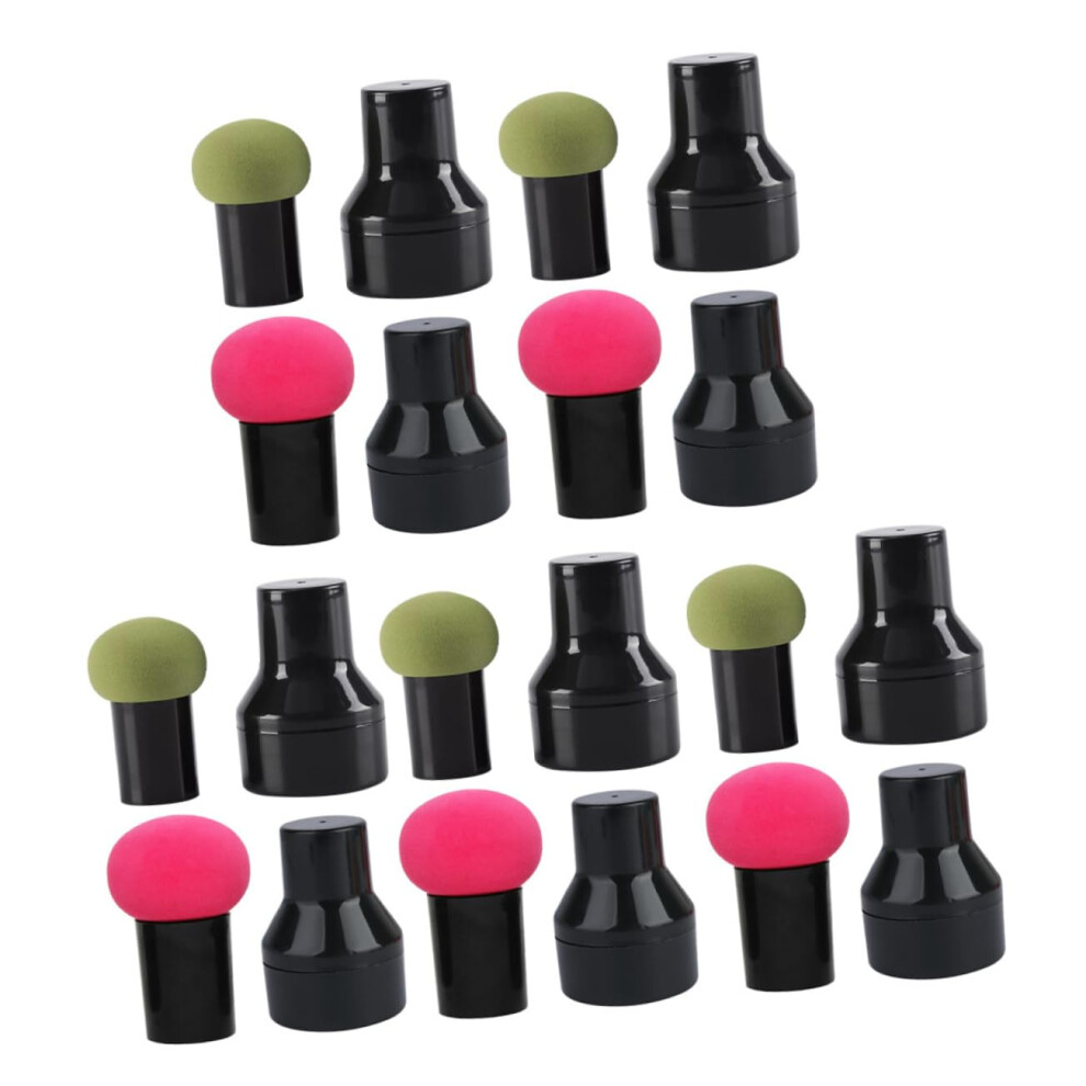 10pcs Makeup Puff Round Sponge Set for Gentle Blending and Application of Powder Foundation and Cosmetics