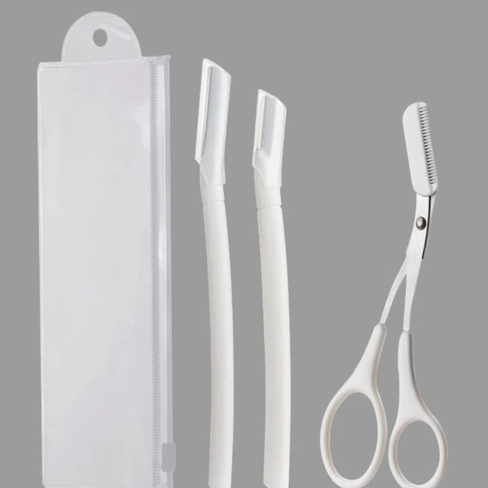 Portable Eyebrow Shaver Eyebrow Razor for Precise Shaping, Compact Design, Safe Stainless Steel Blade, Travel-Friendly