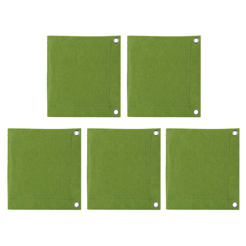 5Pcs Plant Growing Bags Wall Mounted Degradable 2