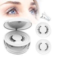 Magnetic Eyelashes with Applicator Natural Look Soft Lashes No Glue Needed Magnet Lashes (Natural and Devil Style)