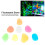200Pcs Luminous Stone Colorful Fluorescent Stones 14
