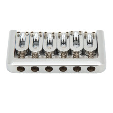 76mm Feste Harttail-Gitarrenbrücke U-Form Saitenabstand Rollenbrücke Sattel für E-Gitarre Silber