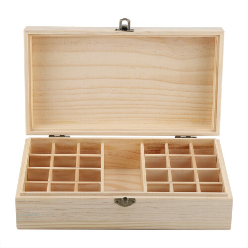 Wooden Storage Box Organizer for Essential Oil 1