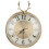 Elegant Copper Deer Head Silent Wall Clock Decor 1