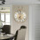 Elegant Copper Deer Head Silent Wall Clock Decor 6