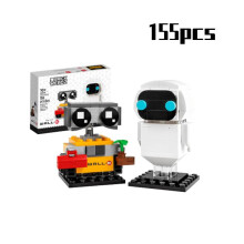 Lot de 155 blocs de construction Eve Walle jouet éducatif robot cadeau pour enfants