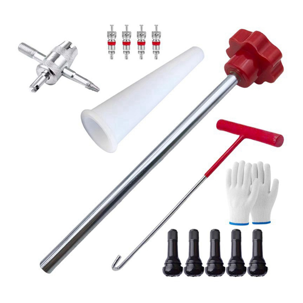 Quick Change Tire Valve Tool Kit Stem for TR413 Replacement and Installation 13pc B-image-OPC-PJPGSW6-NEW