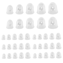 40 Pcs Fingertip Protectors, 5 Sizes Ukulele Finger Caps,for Guitar Stringed Instruments