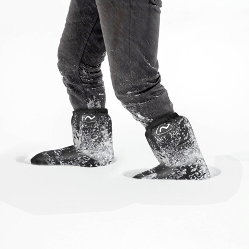 Pantofole in piuma d'anatra 20D nylon M/L Nero/Blu/Rosso