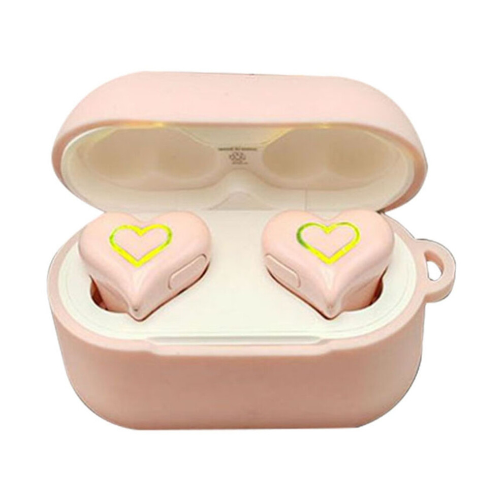 Bluetooth Earbuds 5.3 Bass Stereo Earbud Waterproof In Ear Gifts For Friends Pink 4851688019916