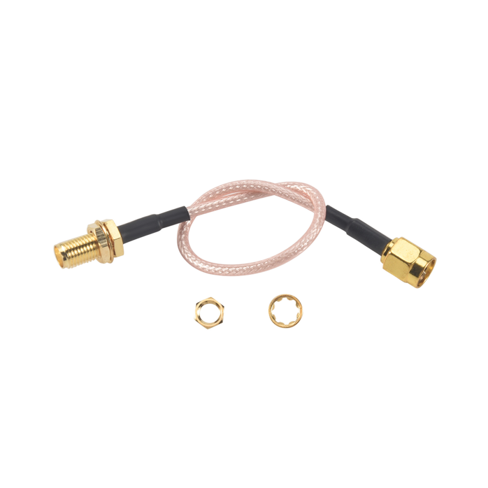 Sma Male To Female Nut Bulkhead Crimp Rg316 Coax Cable Jumper Pigtail 15Cm 4851688027690