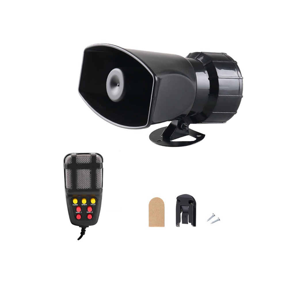 12V 7 Sounds 120Db Wireless Electronic Siren Loud Car Warning Alarm Fire Horn Accessories 4851688051879