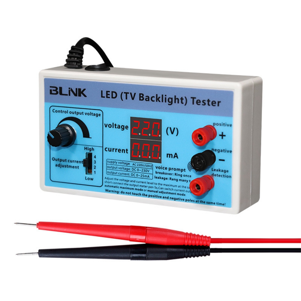 Tv Backlight Tester Meter 0-230V Output Multipurpose Led Lamp Strip Bead Test Measurement Inspection Tool Eu Plug 4851688049395