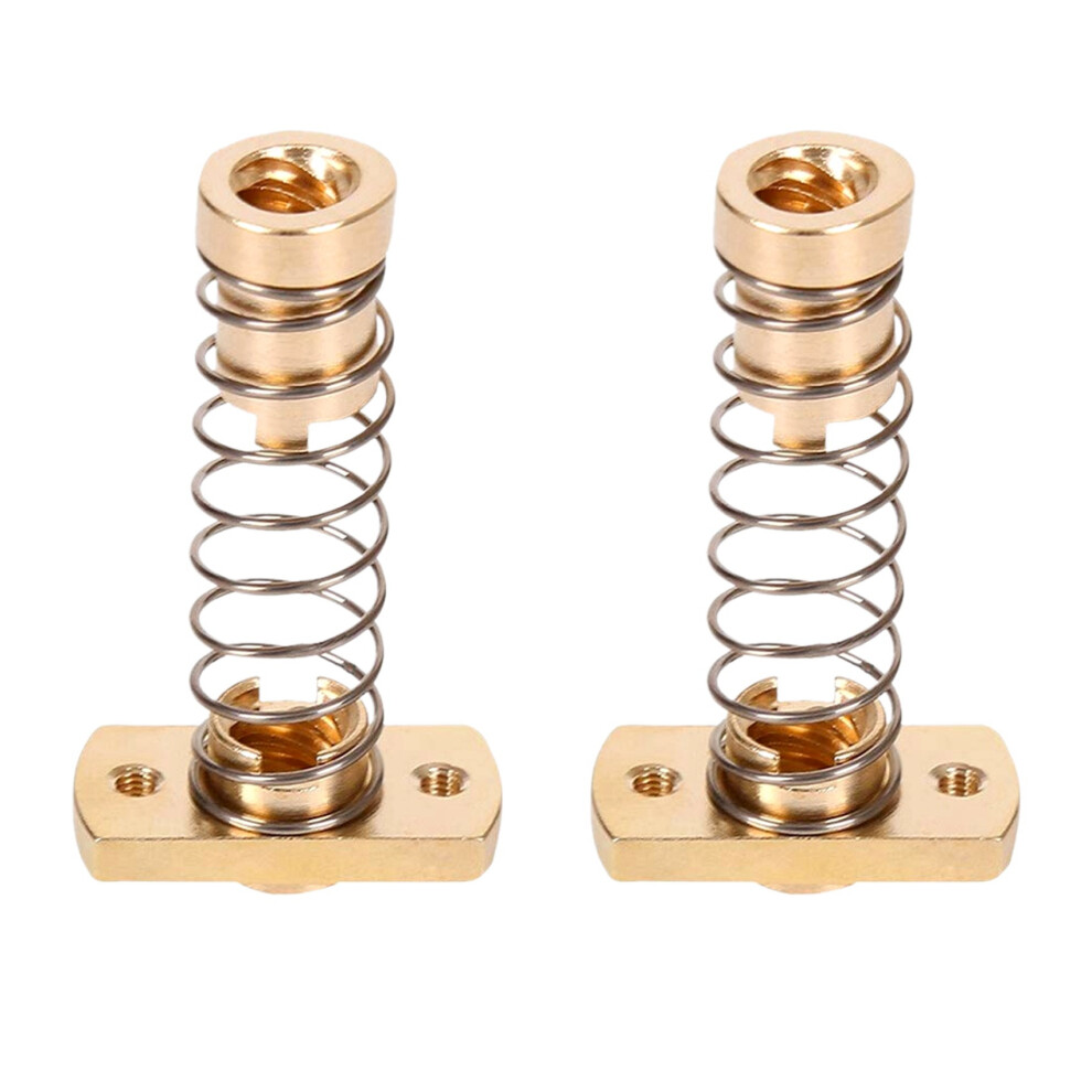 2 Sets Cr10 Z T8 Anti Backlash Spring Loaded Nut Elimination Space Brass Nuts For Upgrade 3S 3 Pro 4851748483657