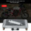 Engine Cooling Radiator Kit 125Ml Aluminum Silver for CB CG 6