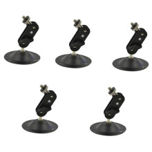 Camera Wall Mount Bracket,Monitor Holder,Black Speaker Brackets,Indoor Outdoor Ceiling Mounts Projector Stand 5PCS